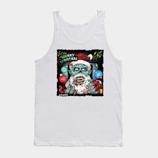 Santa Zombie wants Brains by Grafixs© / Miguel Heredia Tank Top